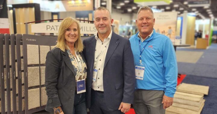 Danielle Corcoran, Geoffrey Taylor, and David Kurzner (Patriot Mills National Sales Manager)